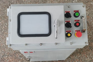 防爆配電箱嵌入式一體機快開門式安裝